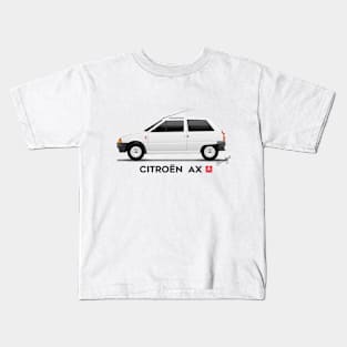 Citroën AX 1989 Illustration Kids T-Shirt